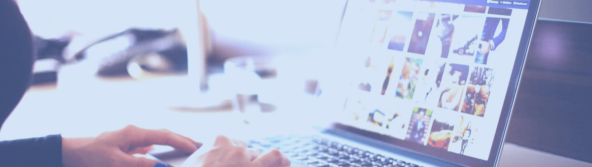 A picture of content moderator analysing content online.