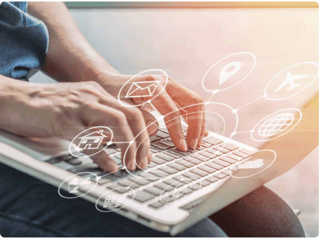 A visualisation of the retail e-commerce omnichannel strategy.