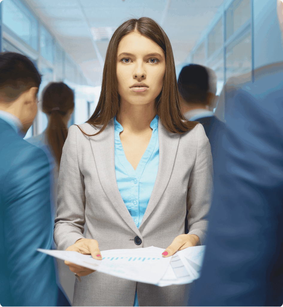 A picture of a confused woman who tries to understand a difference between data labelling and annotation.