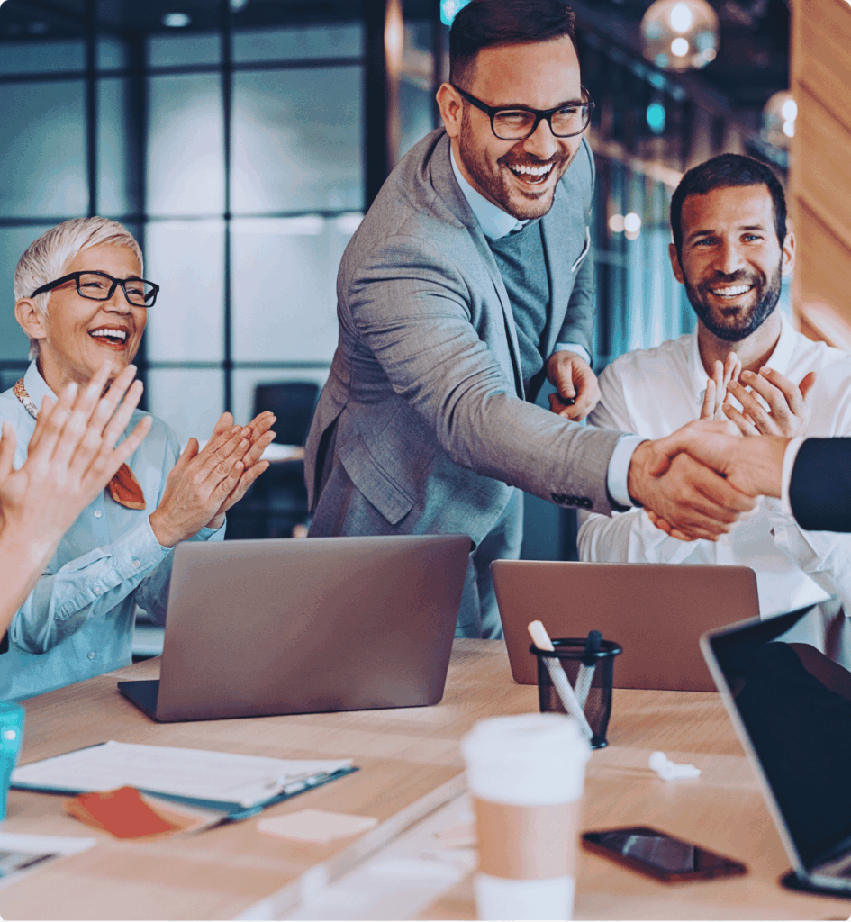 A picture of happy CX managers capable of scaling multilingual customer care.