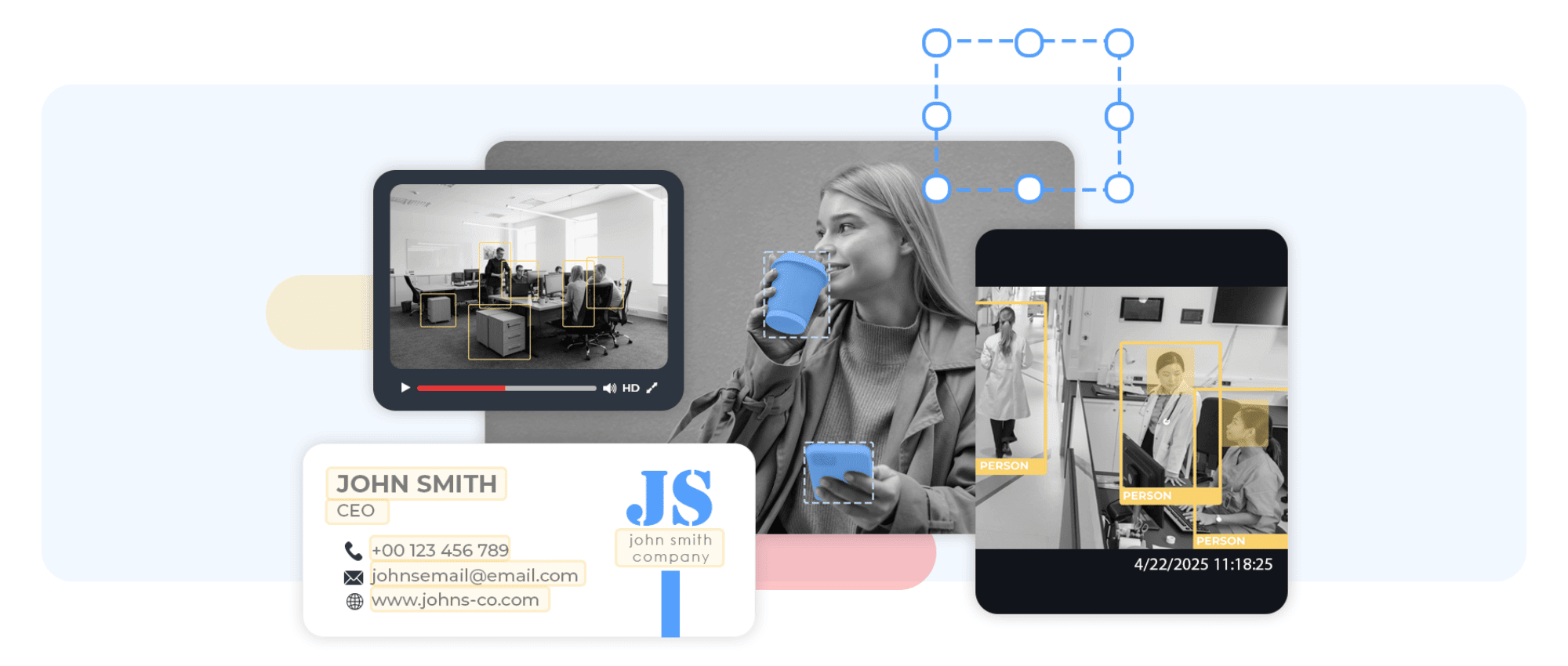 Illustration of data annotation outsourcing services.