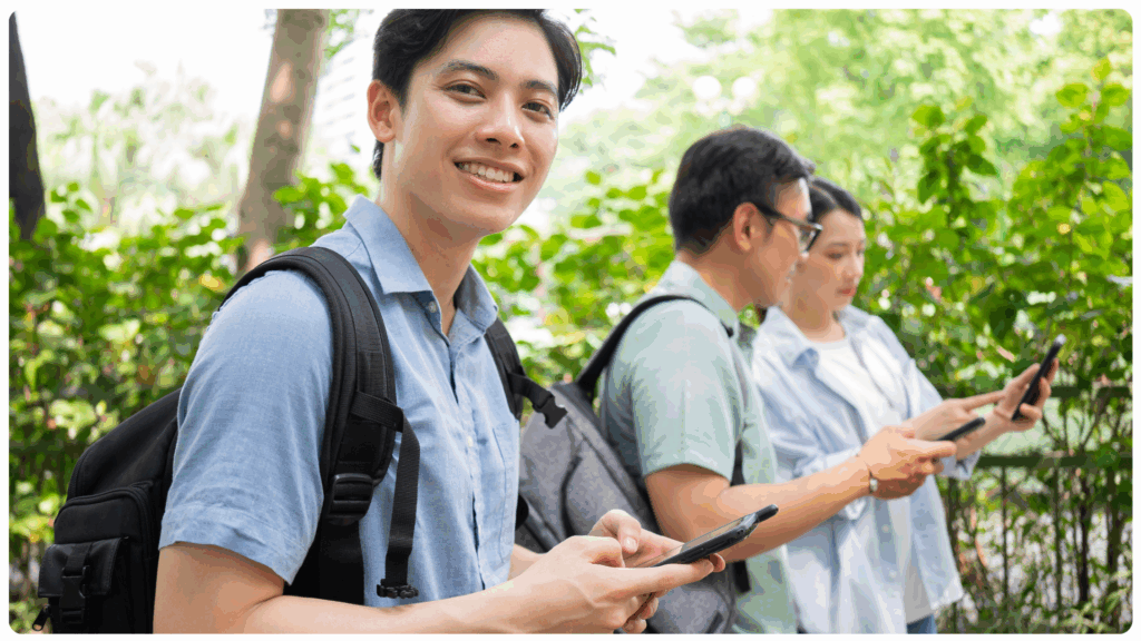 A picture of young talent, potential workforce for the philippines customer service outsourcing.