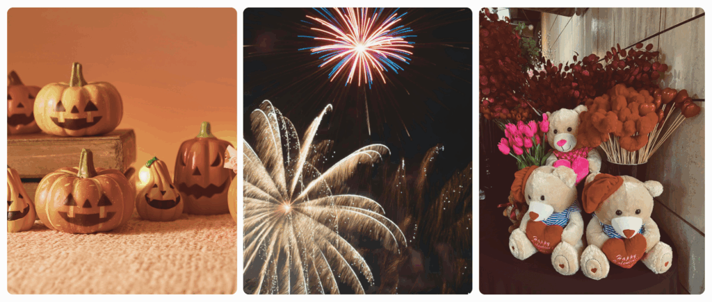 Illustration: industries where AI-based content moderation services are critical during a busy season.