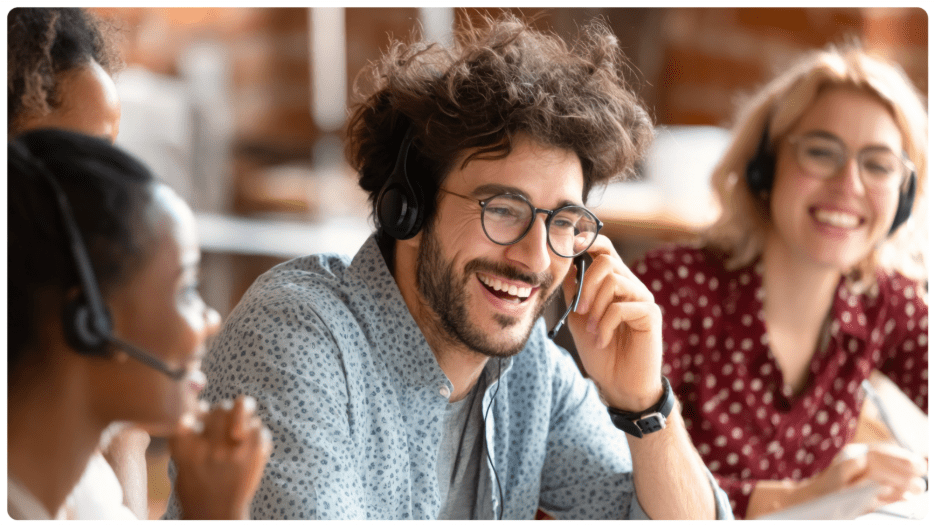 Illustration: where AI-based content moderation services realised through outsourcing.