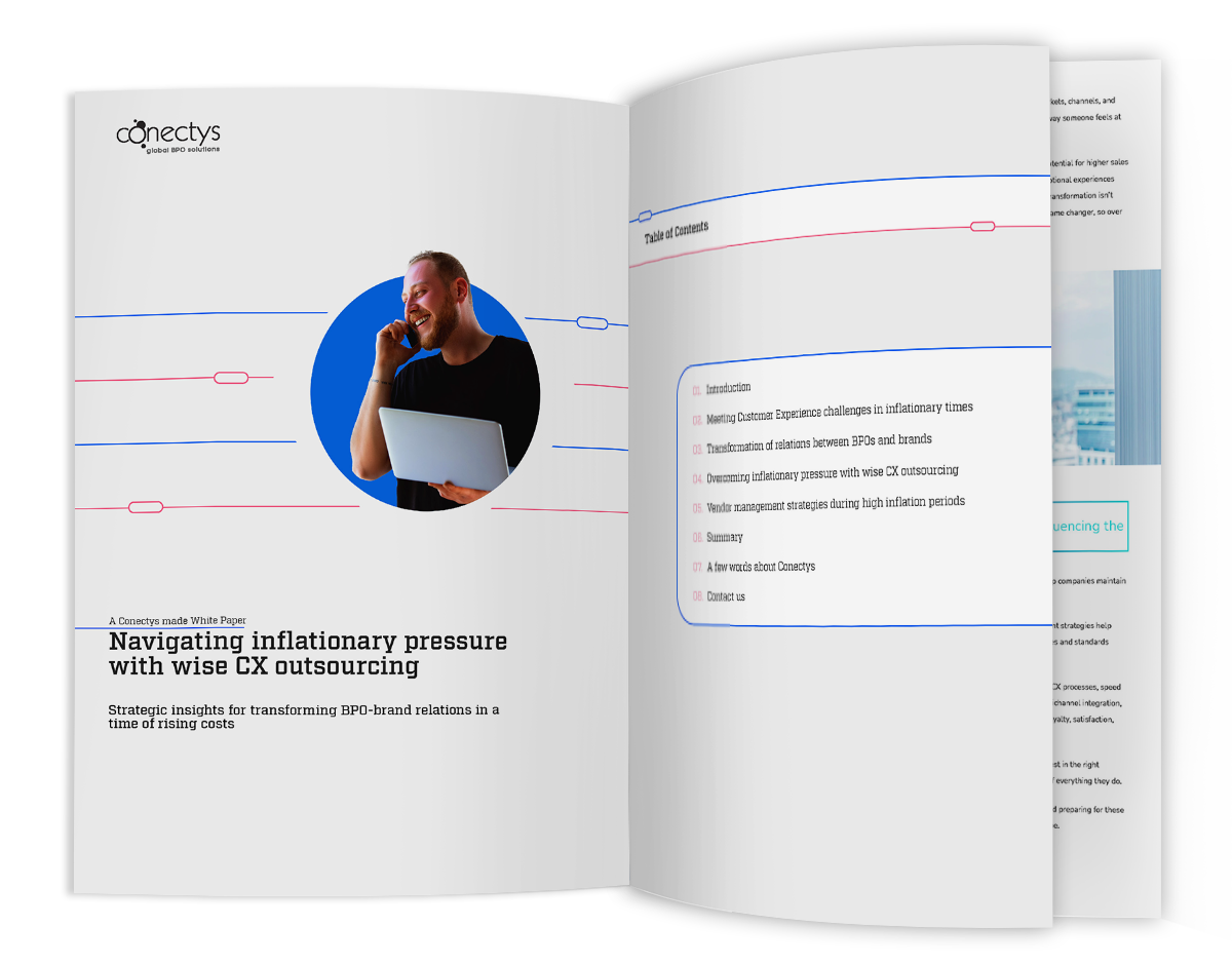 cx during inflation cover Navigating inflationary pressure with wise CX outsourcing