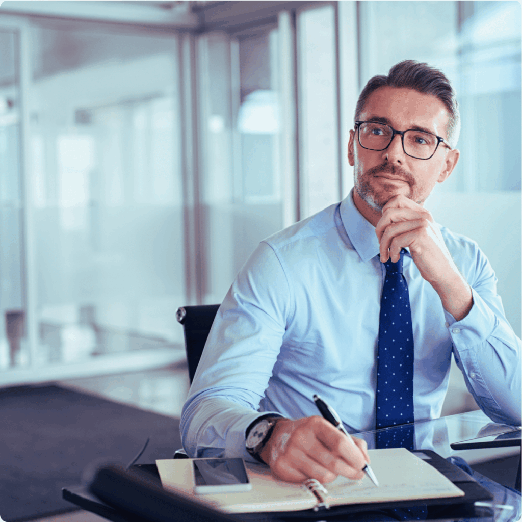 A picture of the AI director analysing in-house data annotation processes.