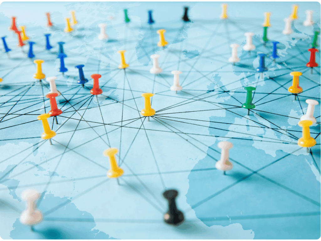 Image illustrating global content moderation outsourcing recruitment.