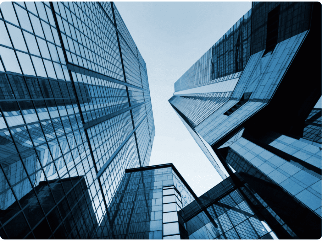 A picture illustrating large enterprises benefiting from global content moderation outsourcing.