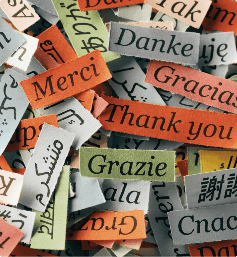 Illustration of multilingualism.