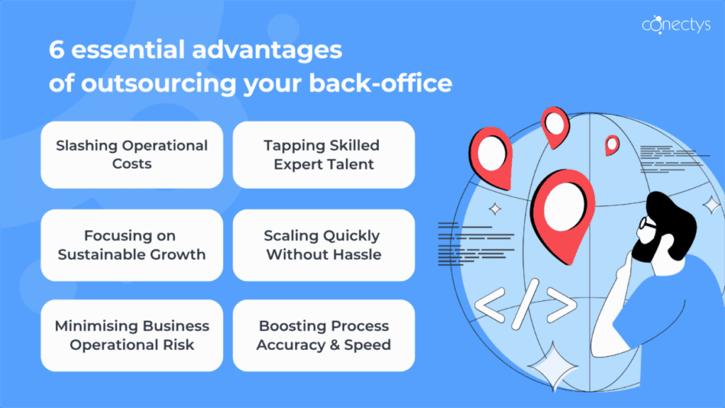 Essential advantages of outsourcing your back-office.