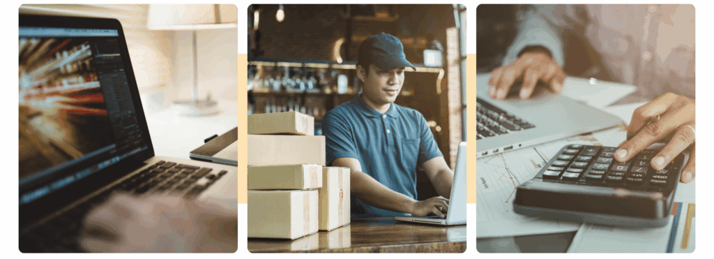 Illustration of industries where impact sourcing is popular.