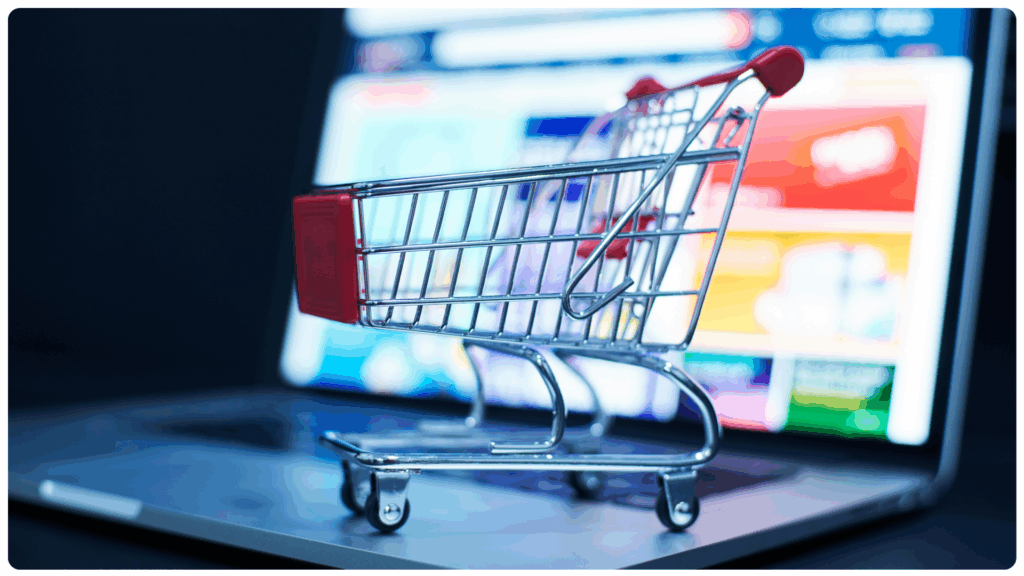 A picture illustrating e-commerce and retail BPO services.